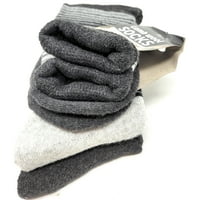 Jamb čarape od vunene janjetine, tople zimske termalne pješačke čarape, 3-pakovanje