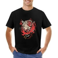 -Irsa: divlji životinjski vatreni leopard umjetnička djela Muška majica Cool grafički dizajn