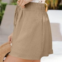 Viikei Ženske kratke hlače za hotcers za žene plus veličine Ženske kratke hlače Povucite na ljetnim