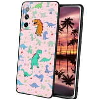 Kompatibilan sa Samsung Galaxy S Fe telefonom, Cute-Dinosaur-T-Rex-Dino Case Muškarci Žene, Fleksibilna