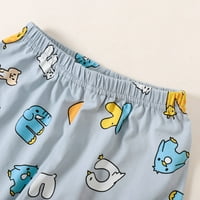 SAEABY 3T Baby Boy Pajamas setovi 3-4t Toddler Boys Pismo Ispis Kratki rukav Ljeto pidžama postavljeno