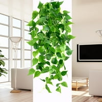 Xinrui buket umjetna biljka realistična izgleda lako održavati simulaciju vilice zelene scindapsus Cirrus biljni kućni dekor