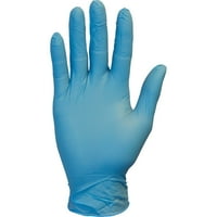 Sigurnosna zona prah Besplatne plave nitrilne rukavice