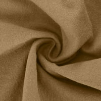 Yuwull ženski pamučni posteljina kapris elastična visoka struka plus veličine pune boje teretni pantalone