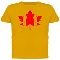 Kanada zastava listova Tee Muška -Image by Shutterstock