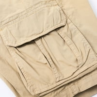 Hvyesh muški teretni kratke hlače veliki i visoki multi džepovi kratke hlače za borbene kratke hlače Ležerne prilike za kampovanje
