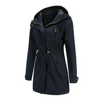 Vodootporna jakna s kapuljačom za ženske vlastite kišne jakne na otvorenom jakne s kapuljačom s kapuljačom,
