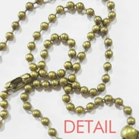 Willow Ribar umjetnost deco modna ogrlica vintage lančana perla privjesak nakita
