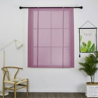 Abtel Tie Up Crapes Termalno izolirano prozor zavjesa vrtna zavjese za zavjese Podesive valencija Purple