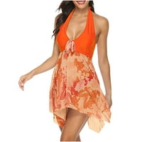 Kupaći kostimi za žene Ljeto klirens kupaći odijelo casual remen cvjetni print Split dvije odjeće za
