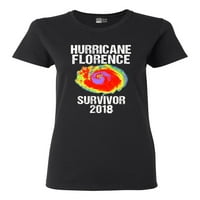 Dame uragane Florence Survivor Oluja podržava DT majicu Tee