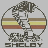 Muške Shelby Cobra Classic Logo Grafički grafički tee Atletic Heather Veliki