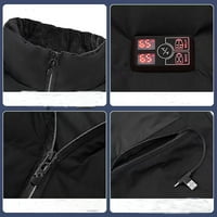 Unizno grijani prsluk za muškarce Žene Lagane USB električne grijane jakne s razinama grijanja, zonama