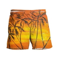 Clearsance YoHome Muške kratke hlače Štampane kratke hlače Nova tropska havajska plaža modne prozračne