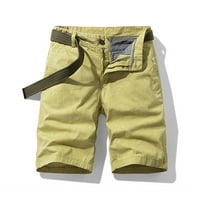 Odeerbi Cargo Bermuda Hlače za muškarce Vježbajte kratke hlače Plus veličine opuštene ljetne kratke hlače sa više džepova Khaki