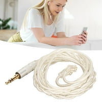 Kabel za nadogradnju slušalica, fleksibilni zamjenski uši kabel tkani priključni priključak za PIN za
