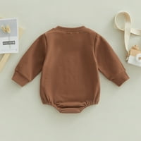 Baby Boy Girl Fudbal Outfit Duks dječaka Dukserice Oneise BUBBLE ROMPER GANDINGLIVING Odjeća 12-mjeseci