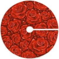 Valentinovo Crveni romantični romantični ružini cvijet xmas božićna stablo suknje za štand za odmor