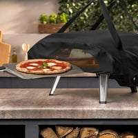 Pećnica za pizzu prevozimo poklopcem s podesivim vezama za Webbing na dnu za održavanje roštilja čistom suhom i spremnom za upotrebu