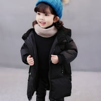 Leodye Clearence Dječji Dječji djevojke Zimska vjetrootporna kaput sa kapuljačom Zip Debela topla snježna