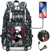 BZDAISY multi-džepni ruksak s USB punjenjem i 15 '' prijenosom prijenosnog računala - Tokio Ghoul Theme