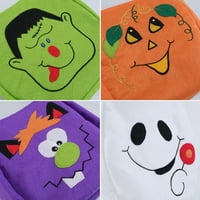 Halloween Candy torbe za djecu crtane grimace vezene uzorke torbe s ručkama