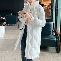 Fonwoon Winter Jackets kaputi za žene, zimska modna žena srednja dužina i zadebljana srednje dužine