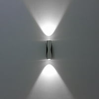 Toyella LED aluminijska okvirna zidna svjetiljka 85-265V široka tlaka u zatvorenom kratkom ravnom stepenu