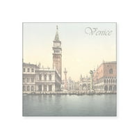 Cafepress - Vintage Venecija Square naljepnica - Square naljepnica 3 3