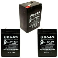 - Kompatibilni lagani alarmi 2DS baterija - Zamjena UB univerzalna zapečaćena olovna kiselina - uključuje f do f terminalne adaptere