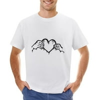 Majica sprej obojene ruke ljubavlju za srce tetovaže muškarci unise grafiti tee