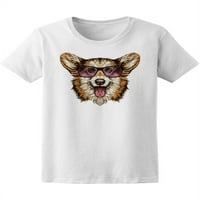 Slatka i smiješna Hipster Corgi majica Žene -Image by Shutterstock, Ženska velika