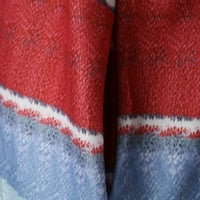 pgeraug muška majica srednje duge kardigan hoodie print windbreaker dugih rukava polo majice za muškarce crvene 4xl