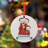 Ljetna prodaja Iron Art personaliziran preživjela obitelj ukrasnog božićnog odmora Dekora-dekoracija0713