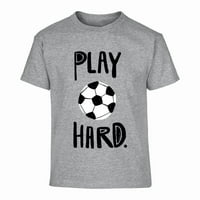 Xtrafly Odjeća za mlade Toddler Igrajte tvrdu fudbalsku dječju majicu za djecu Crewneck