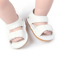 Entyinea dječaci Djevojke otvorene prste čvrste cipele Prvi šetači cipele Summer Toddler Ravne sandale