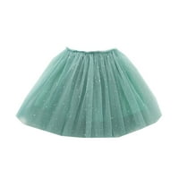 Dresses Girls moda Tutu mrežasta suknja uz odjeću Ležerne haljina zelena 4y-5y