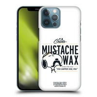Dizajni za glavu Službeno licencirani kikiriki Chuck's Barber Shop Snoopy brkovi WA Hard Back Case kompatibilan sa Apple iPhone Pro max