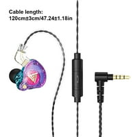 QKZ ožičeni slušalice u ušima Tip za igranje Slušalice odvojive HIFI stereo zvučne slušalice sa mikrofonom