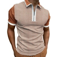 Polo T majice za muškarce muške ležerne ljetne plaćene bluze Isključite ovratnik vlagu Wicking Polo