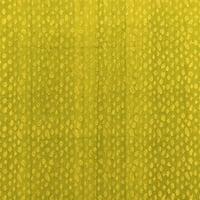 Ahgly Company Indoreni pravokutnik Sažetak žuti modernim prostirkama, 7 '9 '