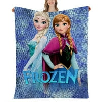 Frozen Olaf pamuk bacajte pokrivač mekane pokrivače za kauč za prozračnu gazu za sezonu Mekana i lagana