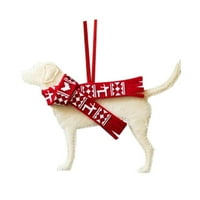 Labrador Božićni ukras za ornament Xmas Tree Označi ornamenti Labrador Retriver figurine Ljubitelji