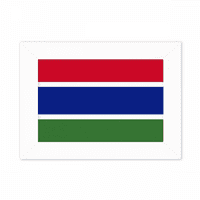 Nacionalna zastava Gambije u Africi Country FOOS Mount Frame Slika umjetno slikarska radna površina