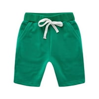 Nečuvna djeca Toddler Baby Girls Boys Solid Proljeće Ljetne kratke hlače Ruffle odjeću Gimnastika odjeća