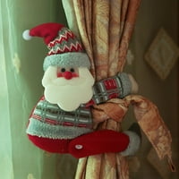 Jeashchat Božićne ukrase Zatvoreni božićni ukrasi Božićne kopče za zavjese Dekoracije Santa Claus Dobavljači