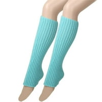 Ženske meke zimske pletene čizme manžete čizme manžete nogu čizme čizme čarape debele tople ugodne čarape