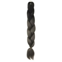 Šarena sintetska otporna na sintetičku vlakna Jumbo pletena DIY kosa yetic pletenica za kosu za kosu