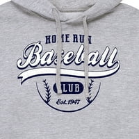 Instant poruka - Baseball Club Home Run - Muški pulover s kapuljačom s kapuljačom