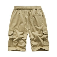 Zkozptok Teretne kratke hlače za muškarce plus veličine Ljetne kratke hlače Ležerne hlače od pune boje